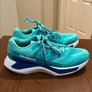 Brand New Salomon Blue Athletic Shoes size 8.5